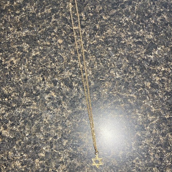 REAL 2mm 10k ROPE GOLD CHAIN 20 INCHES & AND REAL 14k STAR OF DAVID ✡️ STAMPED - Picture 10 of 16